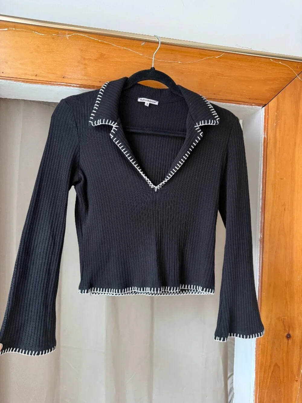 Reformation Black Sweater